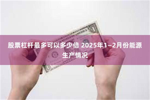 股票杠杆最多可以多少倍 2025年1—2月份能源生产情况