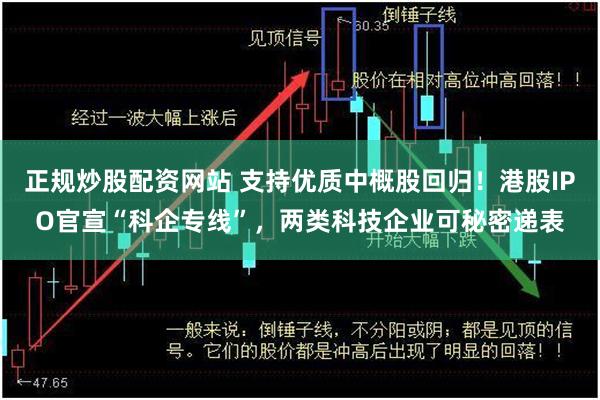 正规炒股配资网站 支持优质中概股回归！港股IPO官宣“科企专线”，两类科技企业可秘密递表