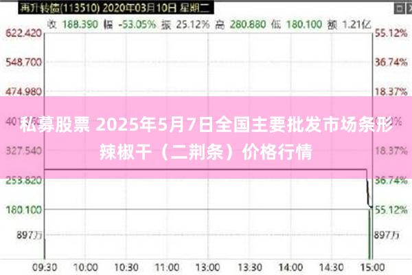 私募股票 2025年5月7日全国主要批发市场条形辣椒干（二荆条）价格行情