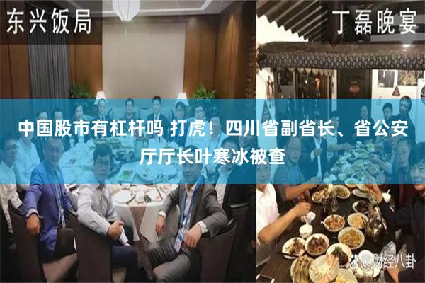 中国股市有杠杆吗 打虎！四川省副省长、省公安厅厅长叶寒冰被查