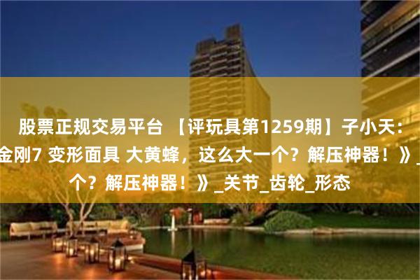 股票正规交易平台 【评玩具第1259期】子小天：蟹子测评《变形金刚7 变形面具 大黄蜂，这么大一个？解压神器！》_关节_齿轮_形态
