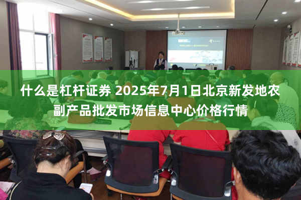 什么是杠杆证券 2025年7月1日北京新发地农副产品批发市场信息中心价格行情